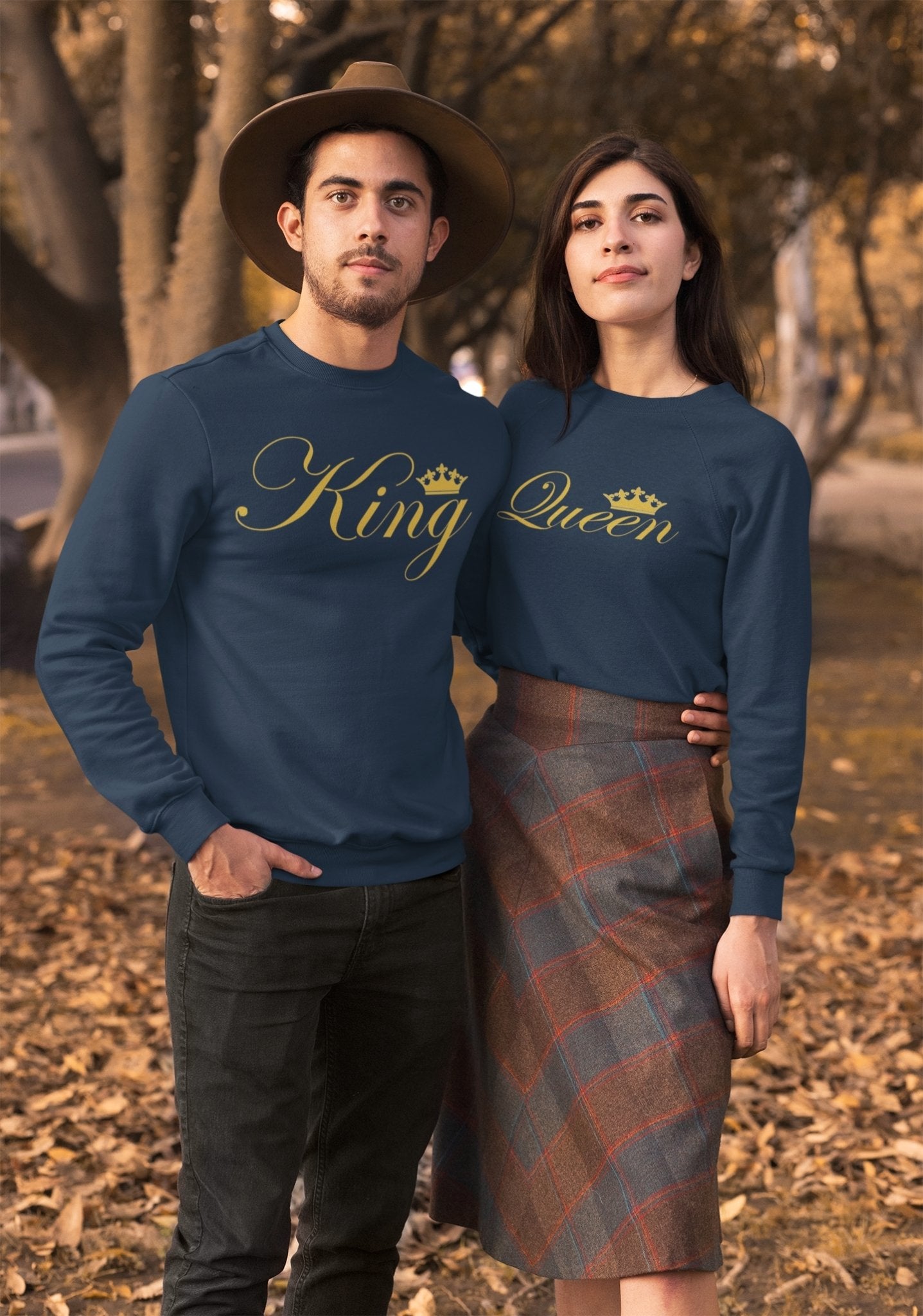 Buy Matching Couple Full Sleeves T-Shirts Online at Best Price