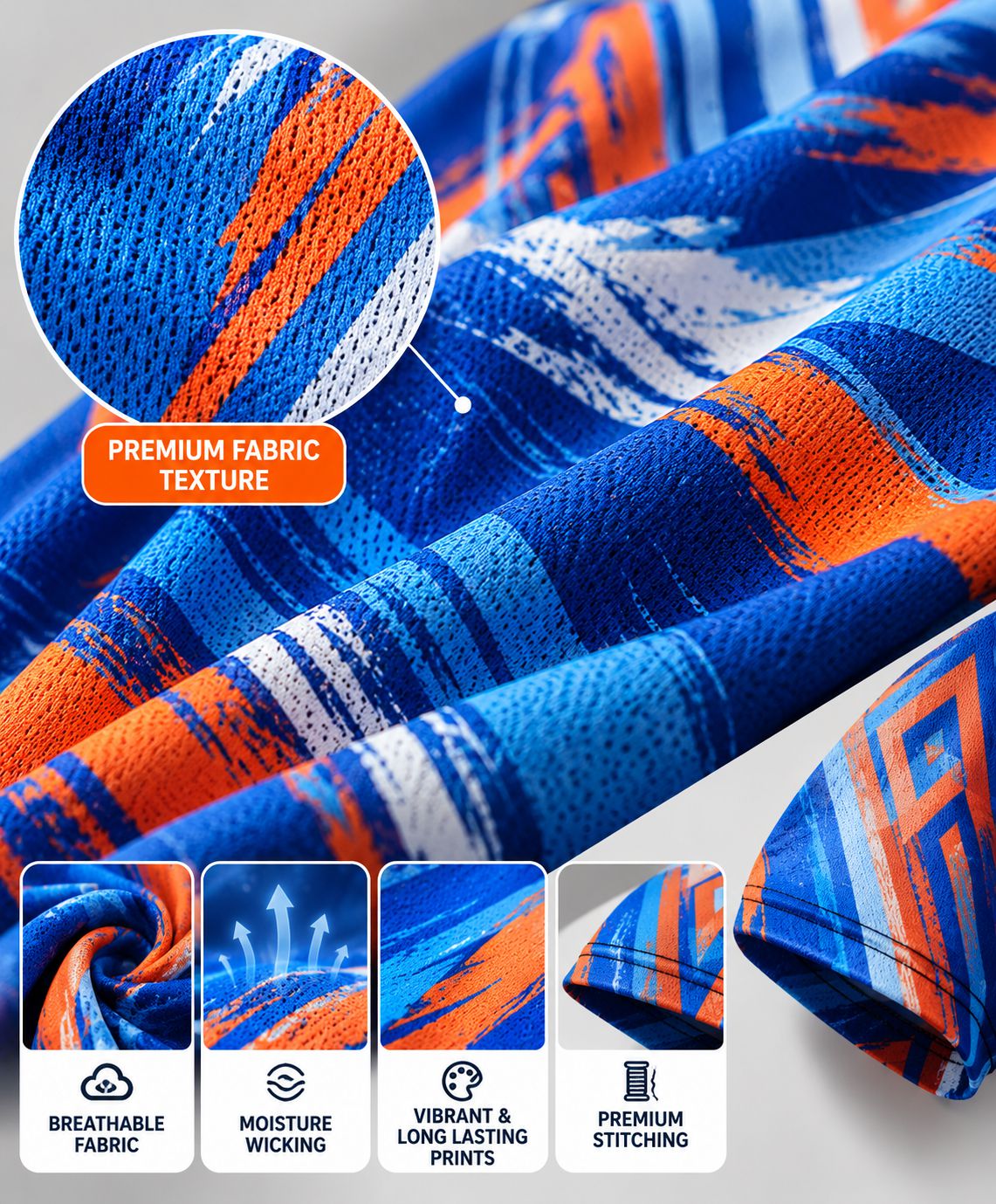 170 GSM honeycomb poly mesh fabric texture for sports T-shirt