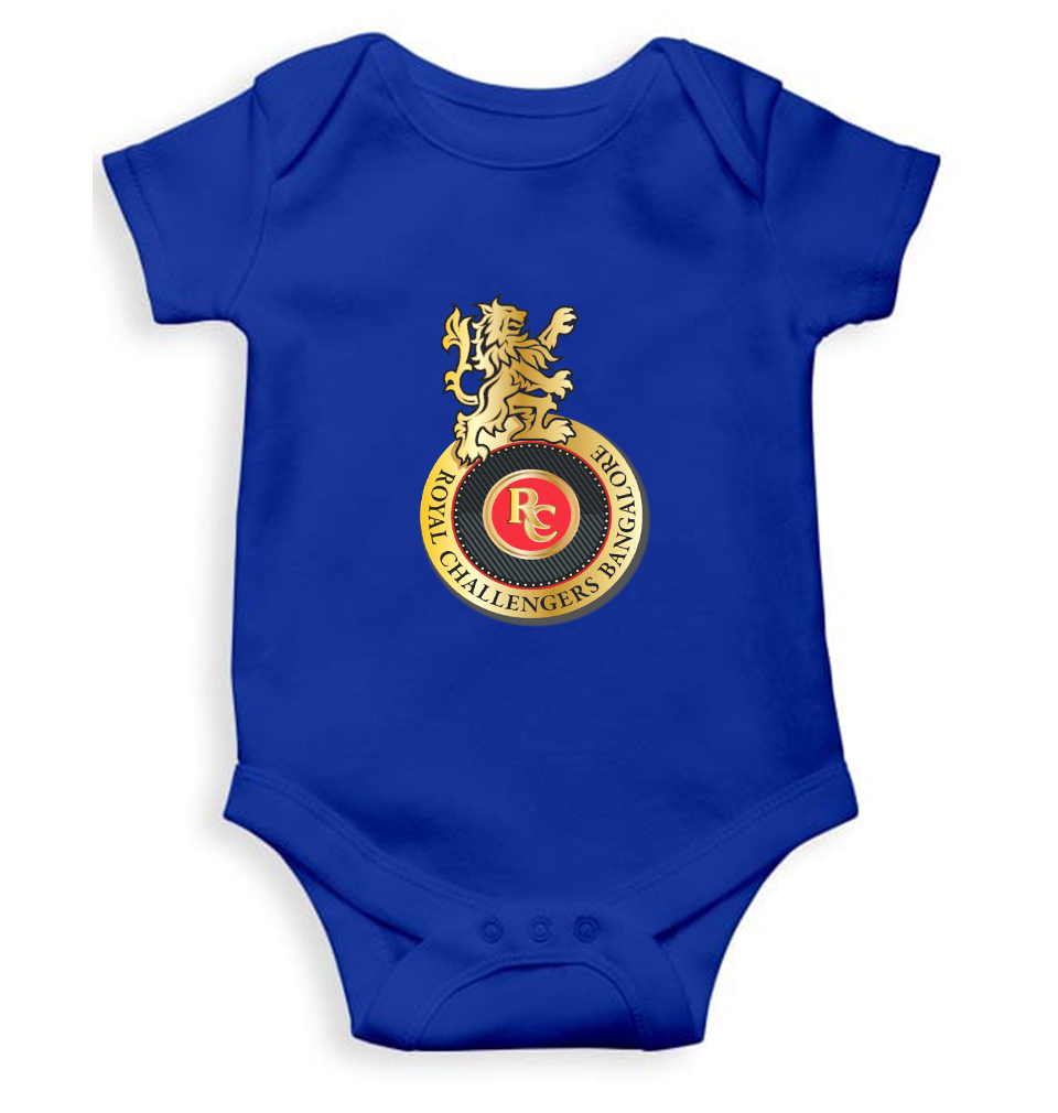 RCB Royal Challengers Bangalore Rompers for Baby Girl - FunkyTeesClub