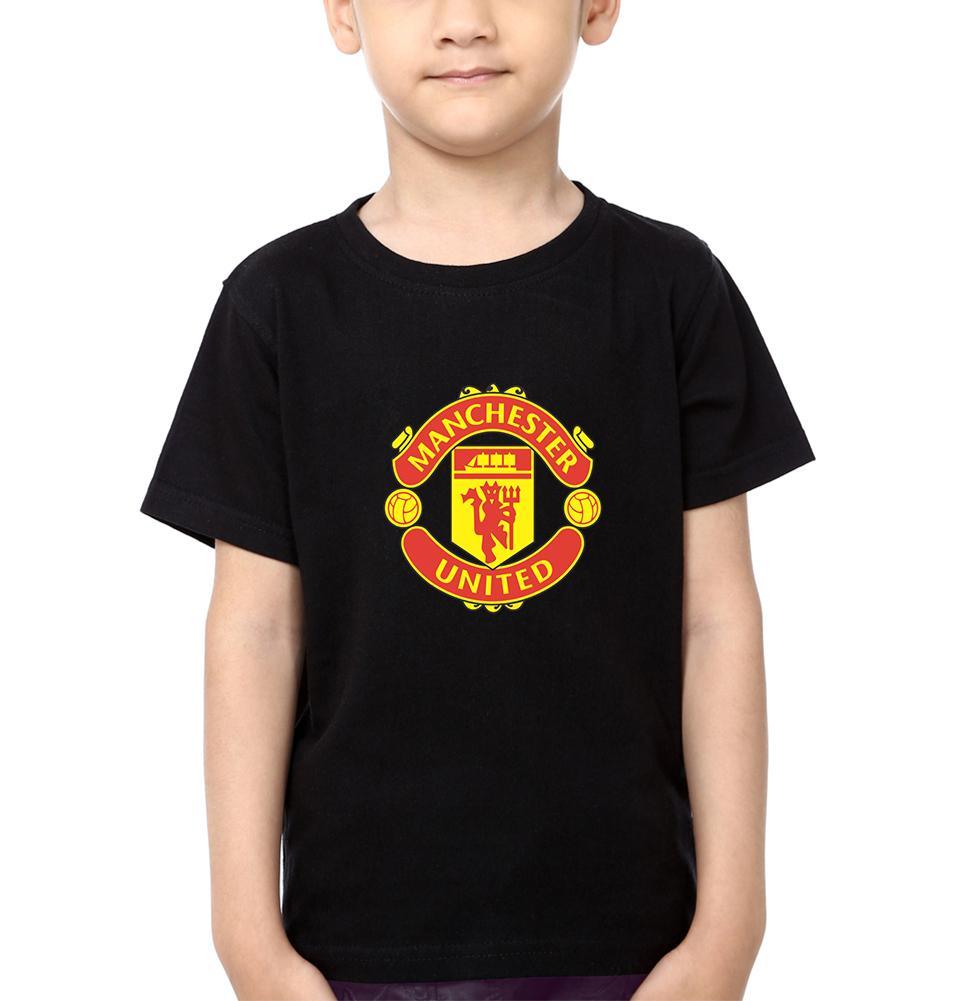 Manchester United Half Sleeves T-Shirt for Boy-FunkyTeesClub