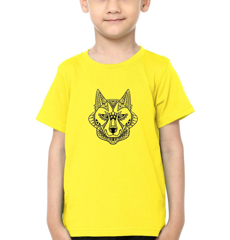 WOLF Half Sleeves T-Shirt for Boy-FunkyTeesClub