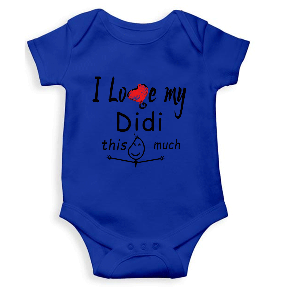 I Love My Didi Rompers for Baby Girl- FunkyTeesClub