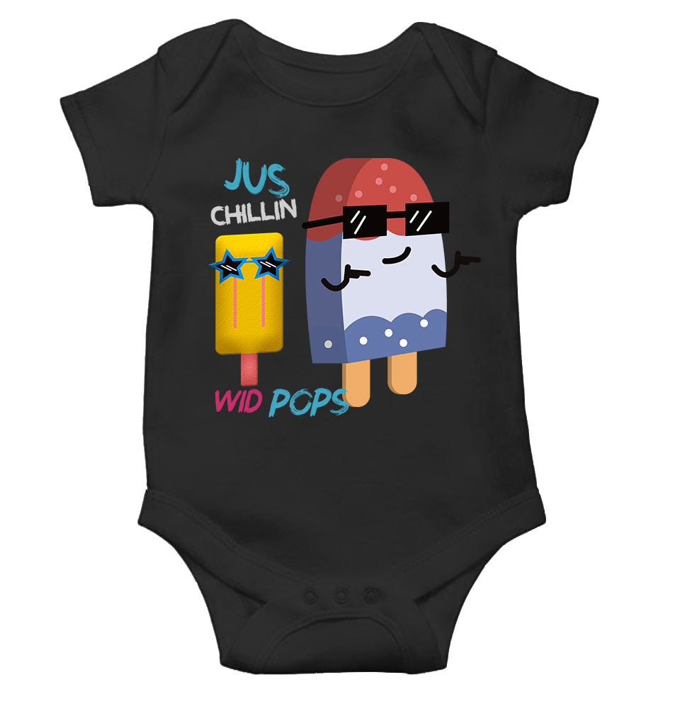 Popsicle Cartoon Rompers for Baby Boy- FunkyTeesClub