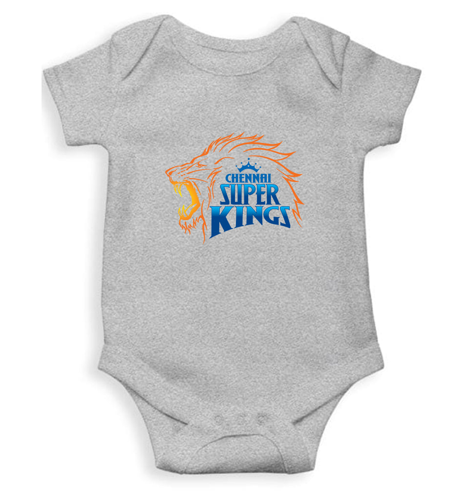 IPL CSK Chennai SuperKings Rompers for Baby Girl- FunkyTeesClub