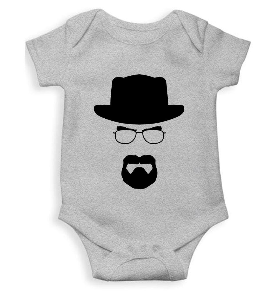 Heisenberg Breaking Bad Web Series Rompers for Baby Girl- FunkyTeesClub