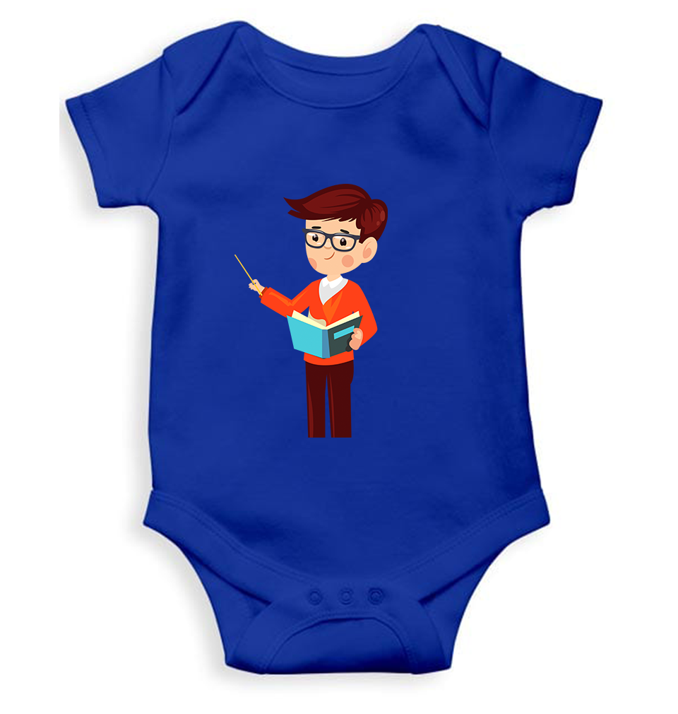 Future Teacher Rompers for Baby Boy- FunkyTeesClub