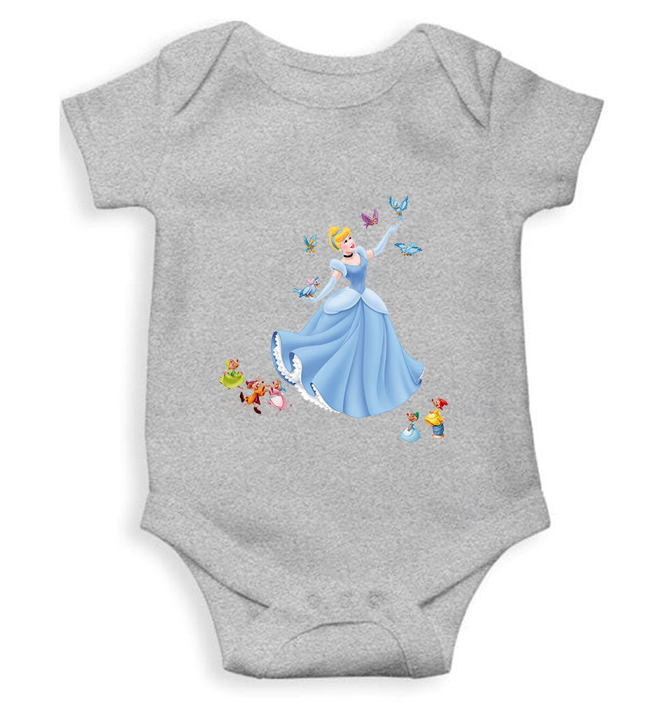 Princess Cartoon Rompers for Baby Girl- FunkyTeesClub