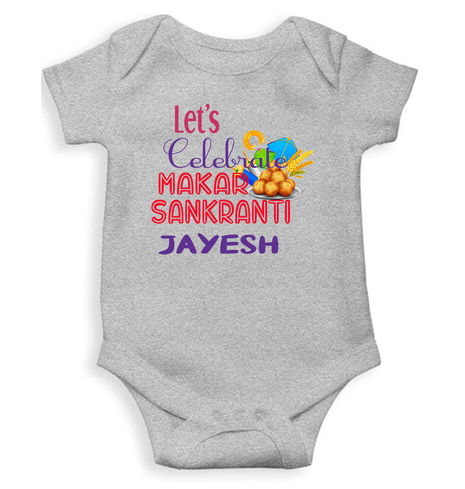 Makar Sankranti Rompers for Baby Boy- FunkyTeesClub