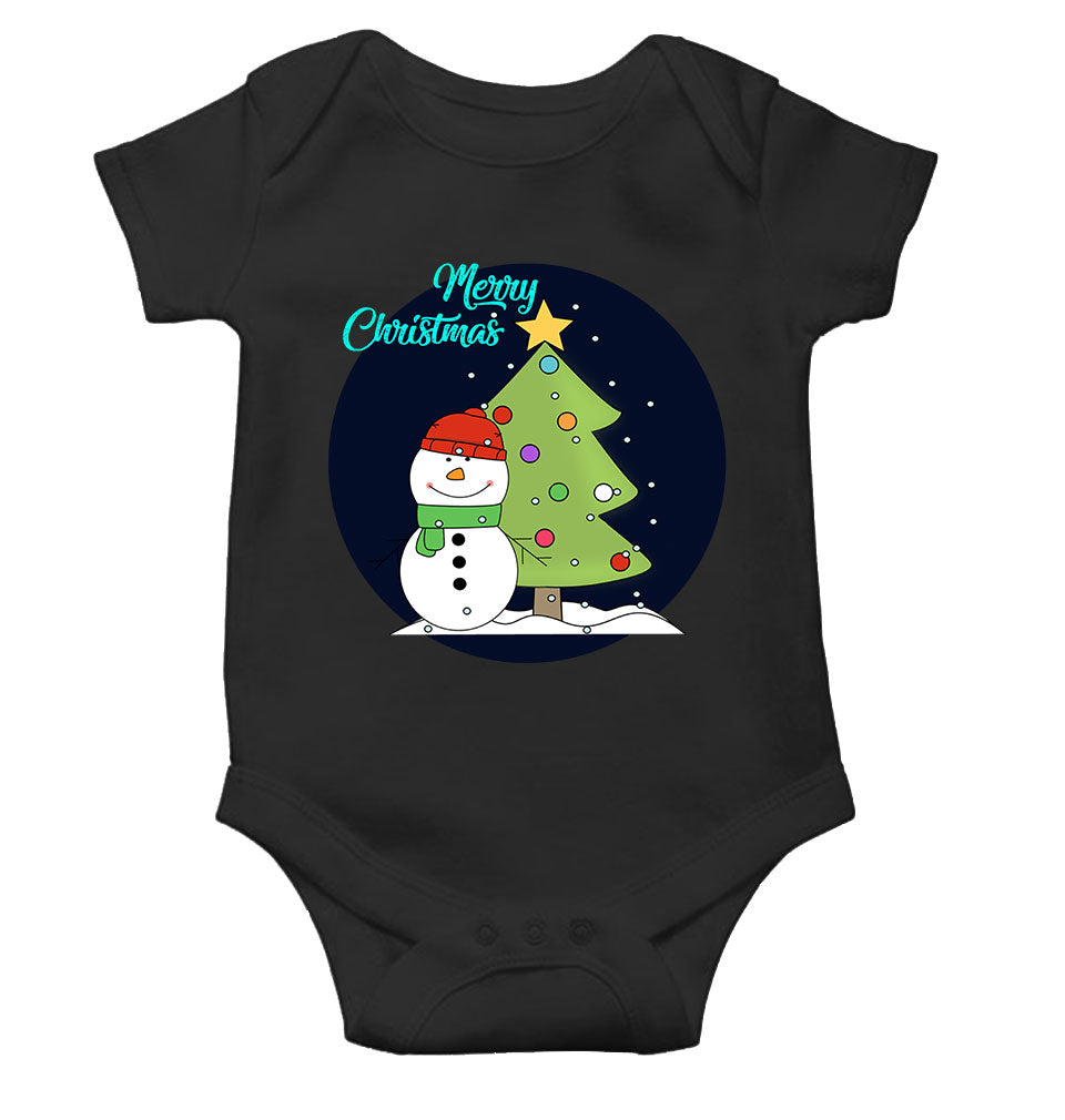 Merry Christmas Rompers for Baby Girl- FunkyTeesClub