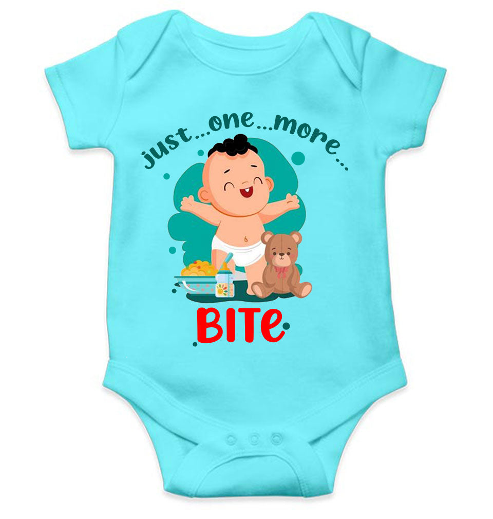 One More Bite Rompers for Baby Boy- FunkyTeesClub
