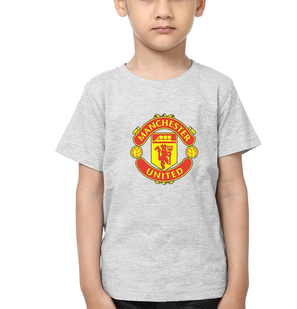 Manchester United Half Sleeves T-Shirt for Boy-FunkyTeesClub
