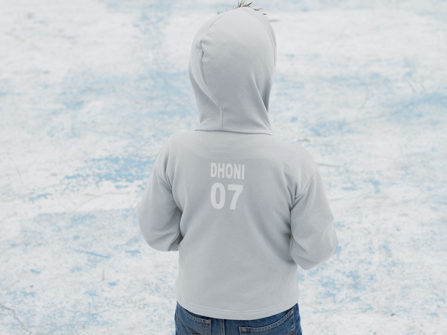 Dhoni 07 Boy Hoodies-FunkyTeesClub