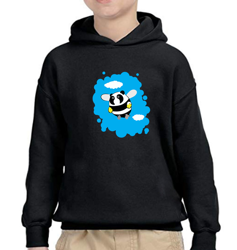 Panda Bee Boy Hoodies-FunkyTeesClub