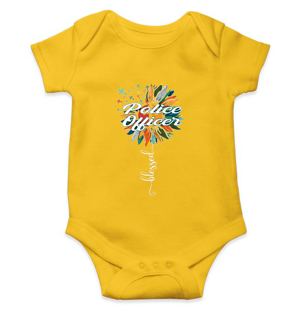 Future Police Rompers for Baby Girl- FunkyTeesClub