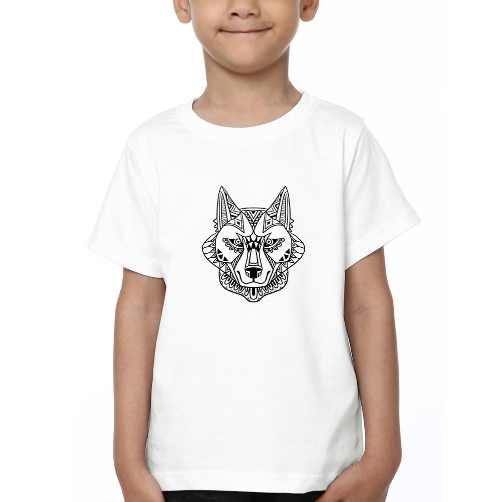 WOLF Half Sleeves T-Shirt for Boy-FunkyTeesClub