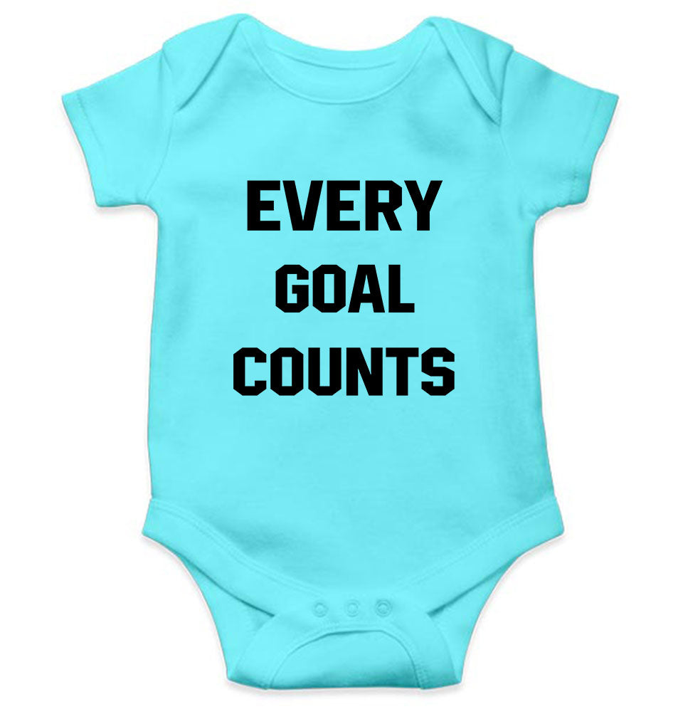 Every Goals Counts Rompers for Baby Boy- FunkyTeesClub