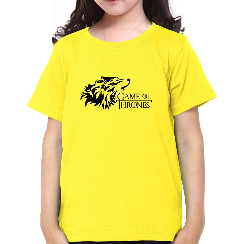 GOT Game Of Thrones Winter Coming Half Sleeves T-Shirt For Girls -FunkyTeesClub