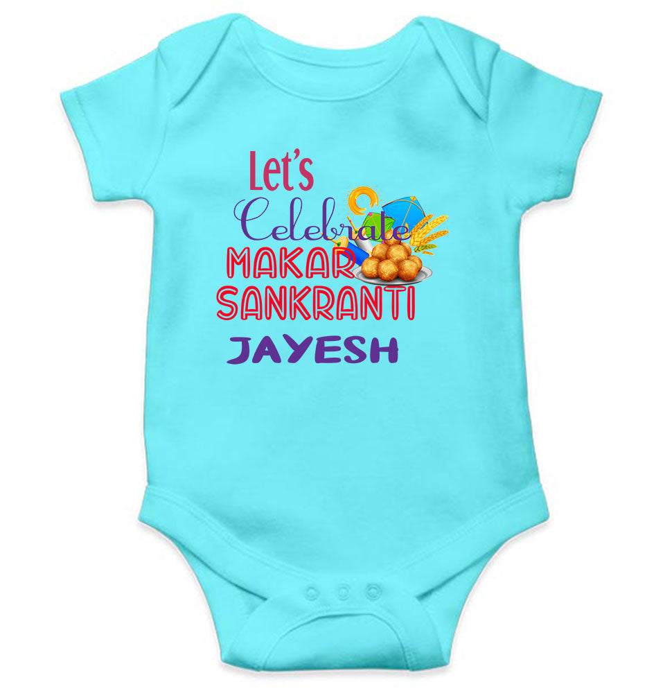 Makar Sankranti Rompers for Baby Boy- FunkyTeesClub