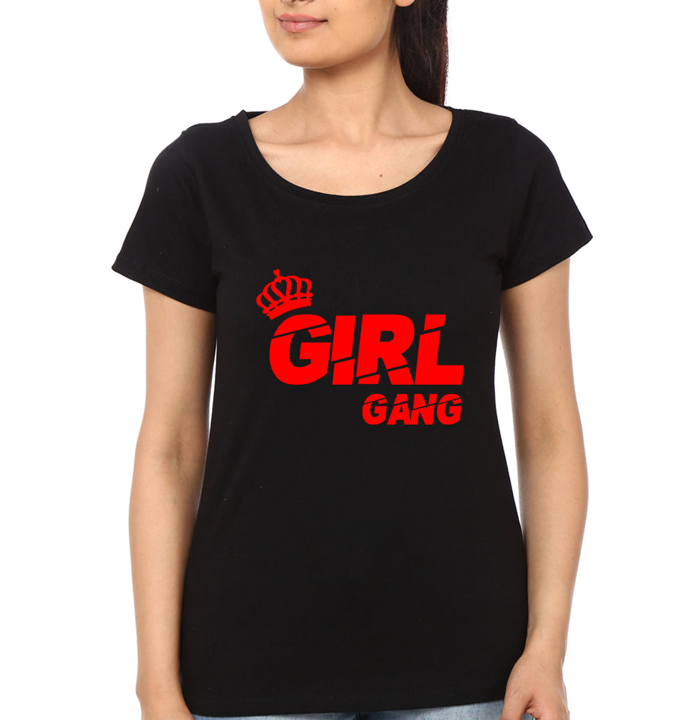 Girl Gang BFF Half Sleeves T-Shirts-FunkyTeesClub
