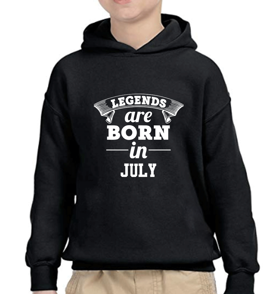 Legends are Born in July Boy Hoodies-FunkyTeesClub