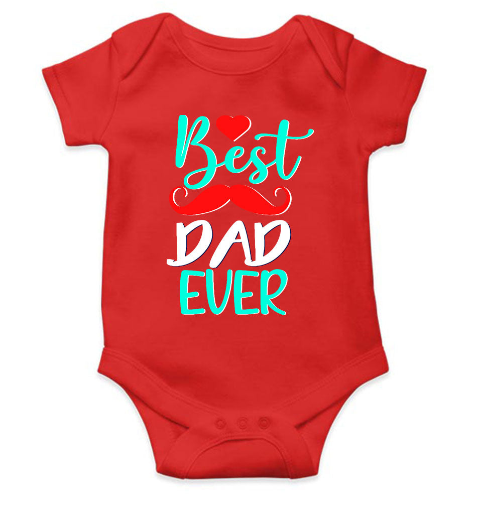 Best Dad Ever Fathers Day Rompers for Baby Boy- FunkyTeesClub