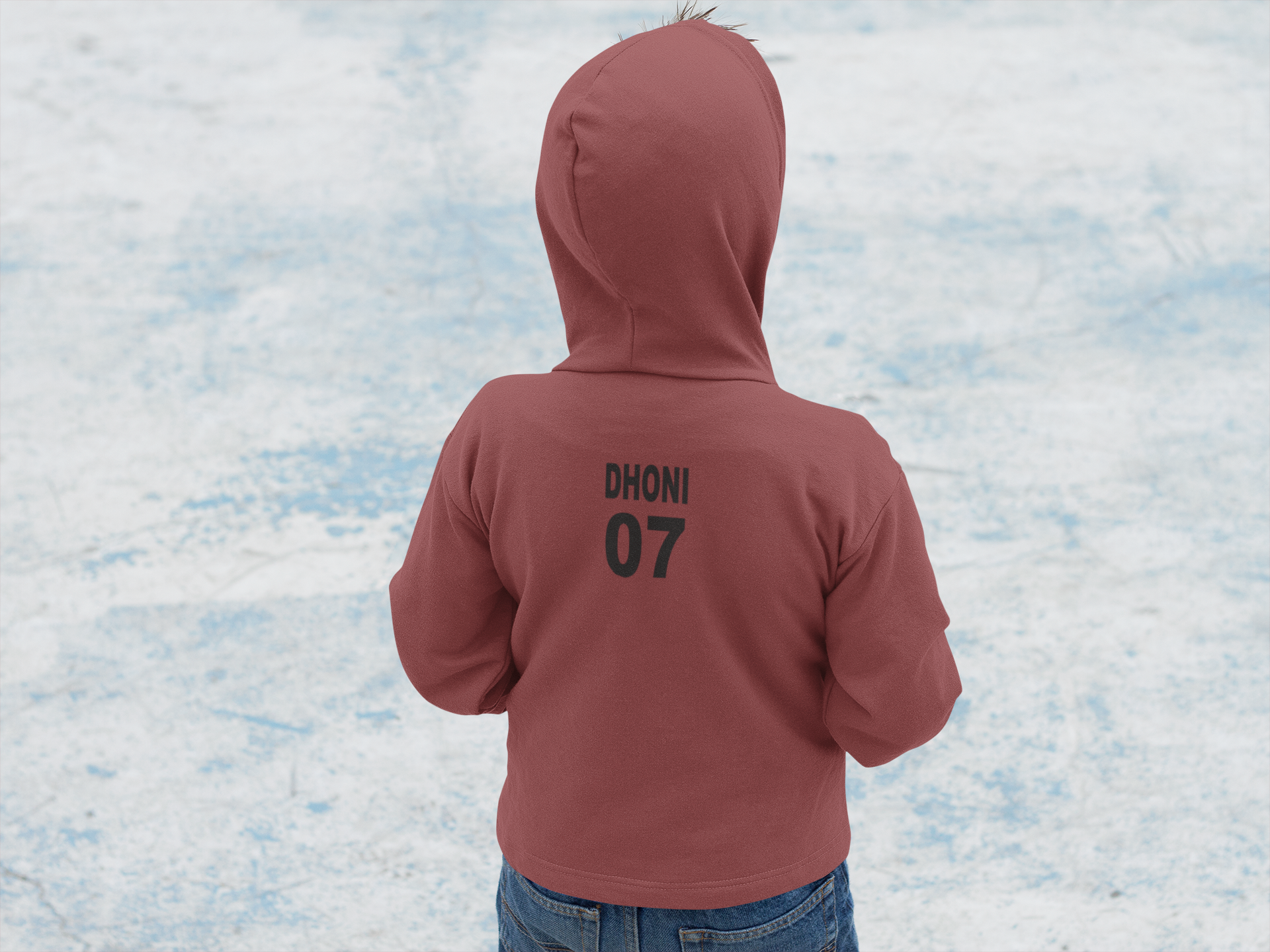 Dhoni 07 Boy Hoodies-FunkyTeesClub