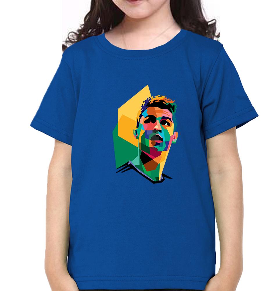 Cristiano Ronaldo CR7 Half Sleeves T-Shirt For Girls -FunkyTeesClub
