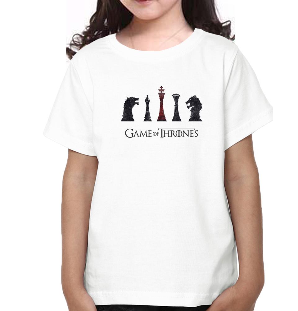 GOT Game of Thrones Half Sleeves T-Shirt For Girls -FunkyTeesClub