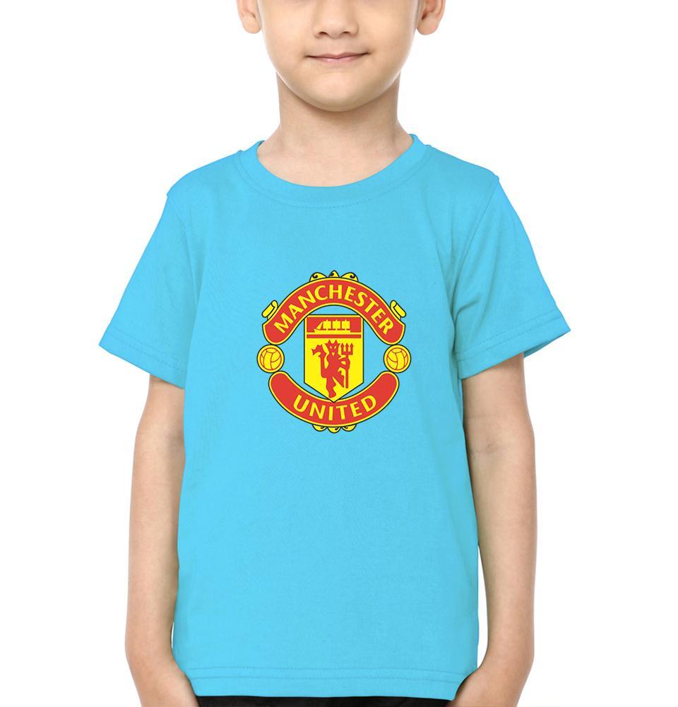 Manchester United Half Sleeves T-Shirt for Boy-FunkyTeesClub