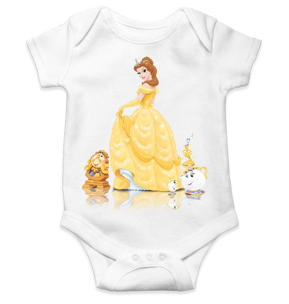Princess Cartoon Rompers for Baby Girl- FunkyTeesClub