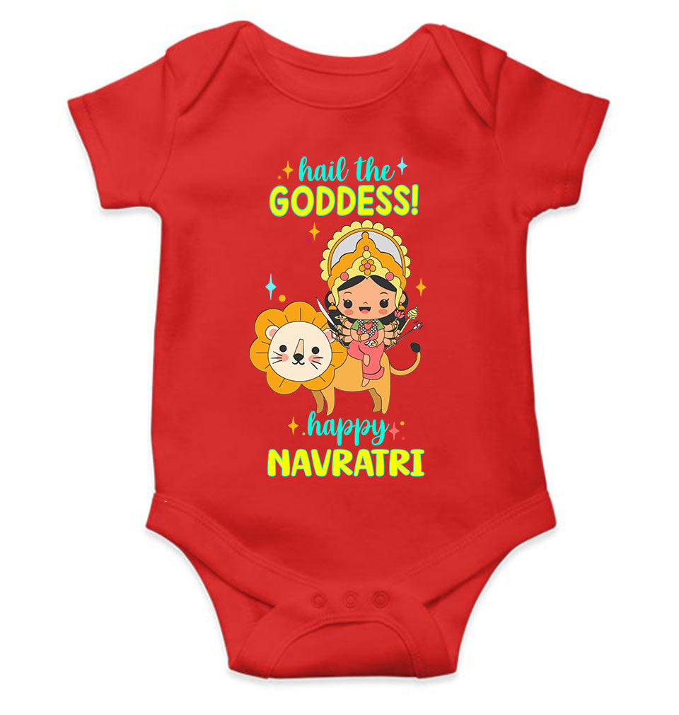 Happy Navratri Rompers for Baby Girl- FunkyTeesClub