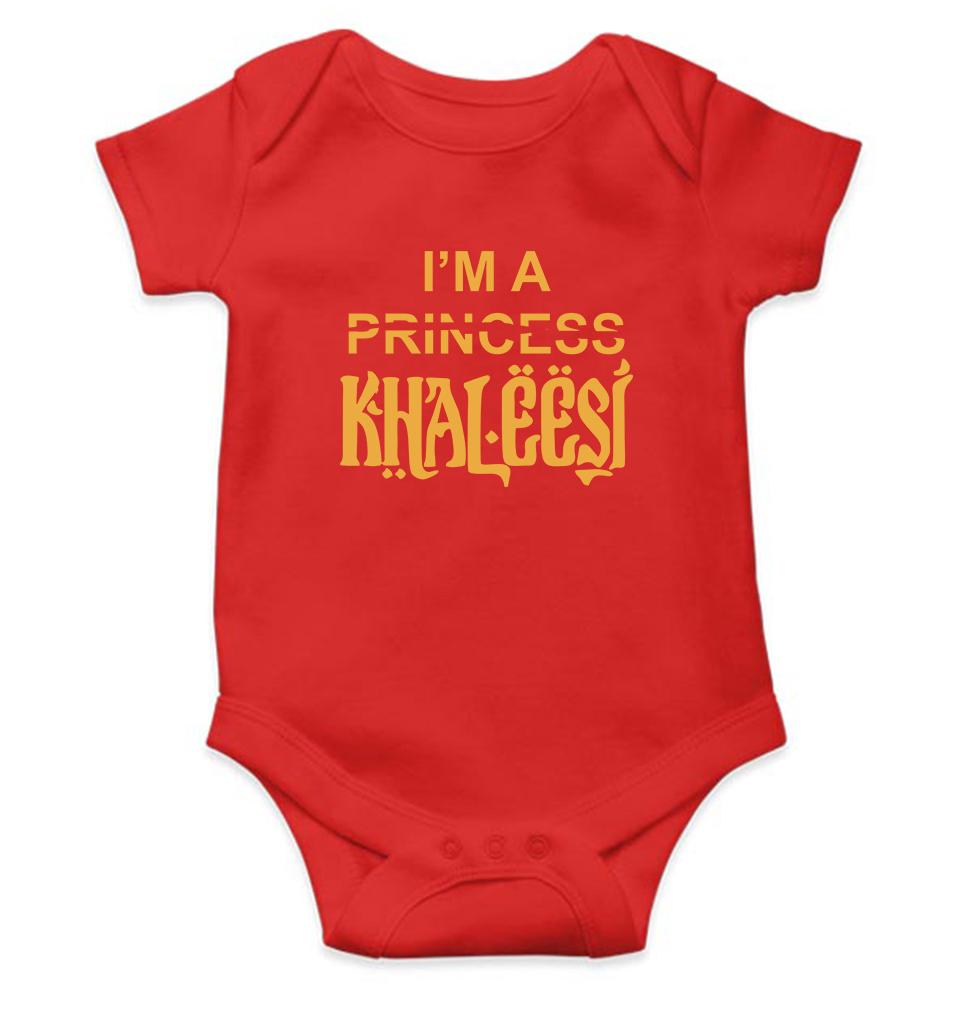GOT Game Of Thrones I'm Princess Khaleesi Rompers for Baby Girl- FunkyTeesClub