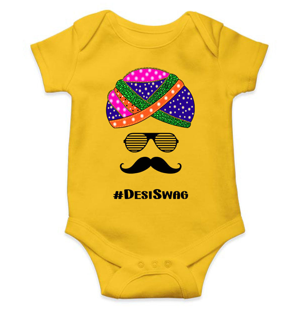Desi Swag Navratri Rompers for Baby Boy- FunkyTeesClub