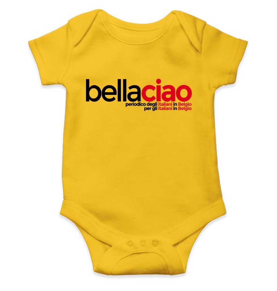 La Casa Da Papel Money Heist Web Series Rompers for Baby Boy- FunkyTeesClub