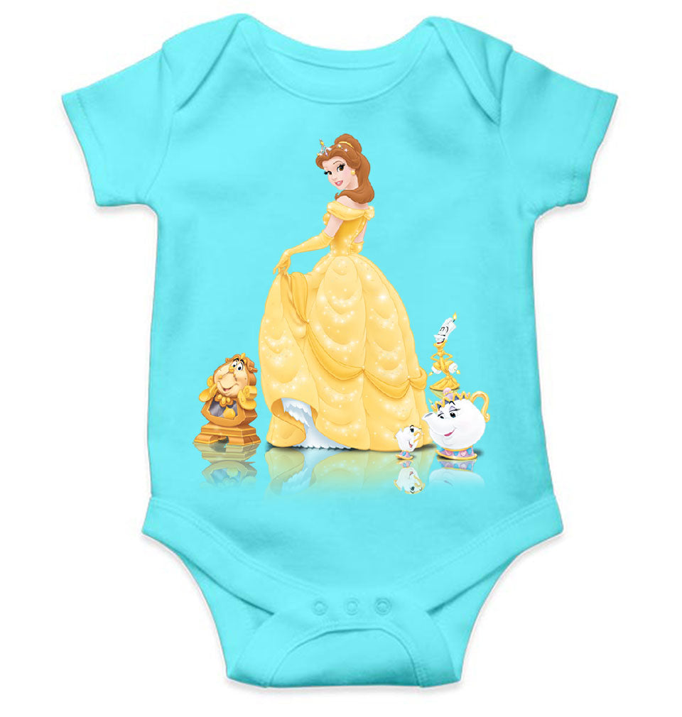 Princess Cartoon Rompers for Baby Girl- FunkyTeesClub
