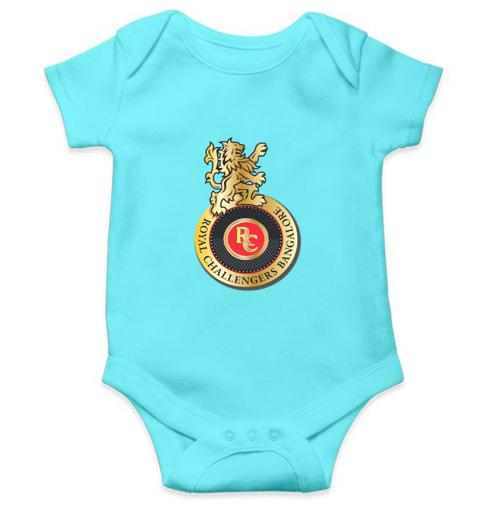 RCB Royal Challengers Bangalore Rompers for Baby Girl - FunkyTeesClub