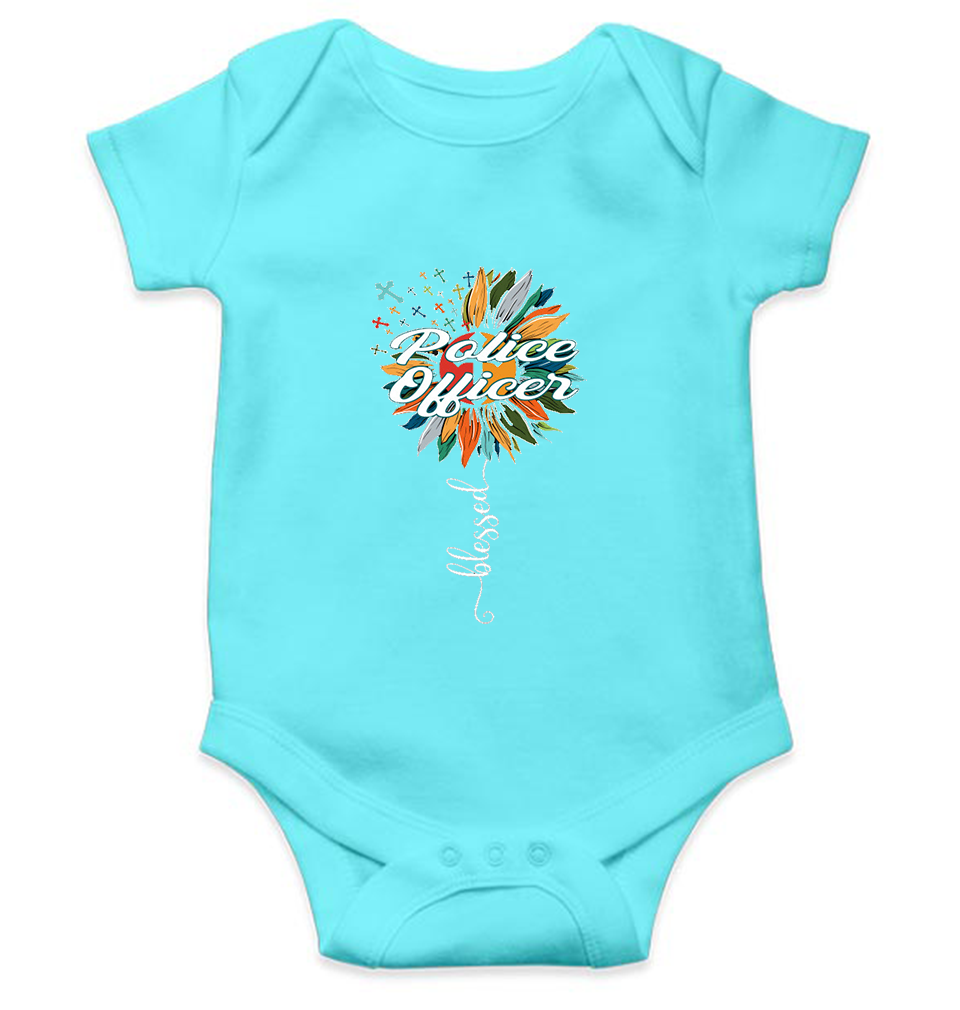 Future Police Rompers for Baby Girl- FunkyTeesClub