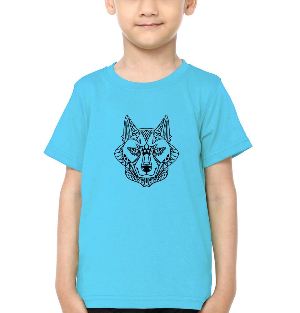 WOLF Half Sleeves T-Shirt for Boy-FunkyTeesClub