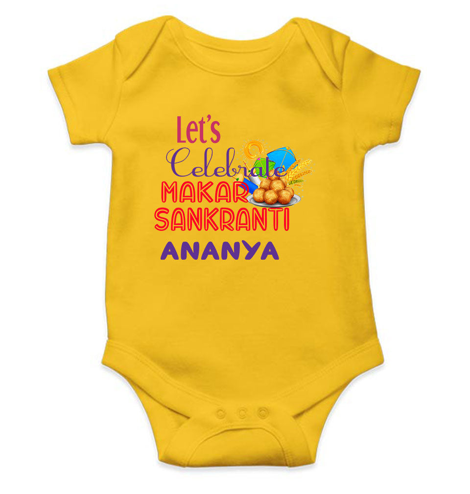 Makar Sankranti Rompers for Baby Girl- FunkyTeesClub