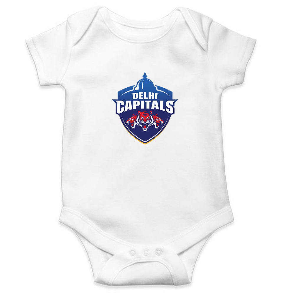 IPL DC Delhi Capitals Rompers for Baby Girl- FunkyTeesClub
