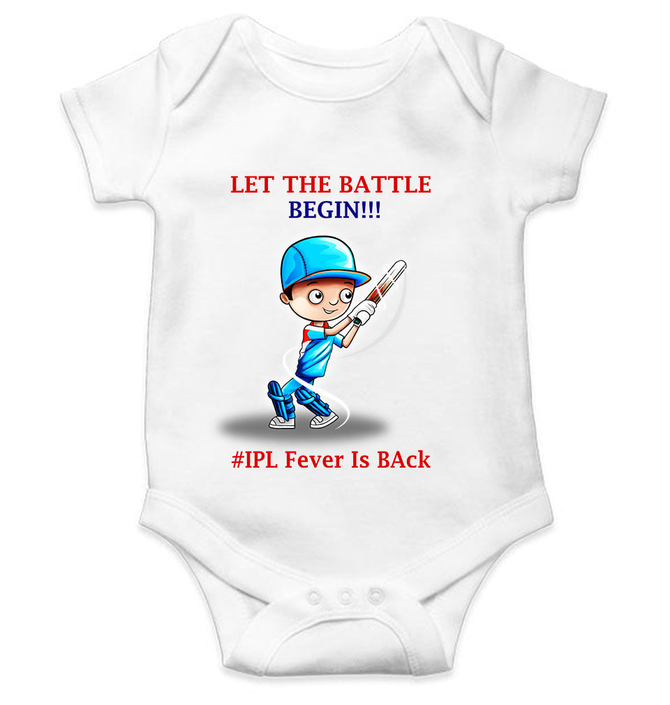IPL Fever Is Back Rompers for Baby Girl- FunkyTeesClub