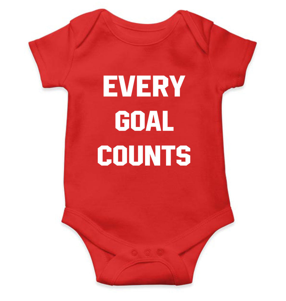 Every Goals Counts Rompers for Baby Boy- FunkyTeesClub