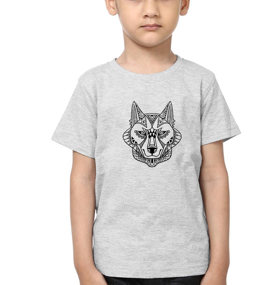 WOLF Half Sleeves T-Shirt for Boy-FunkyTeesClub