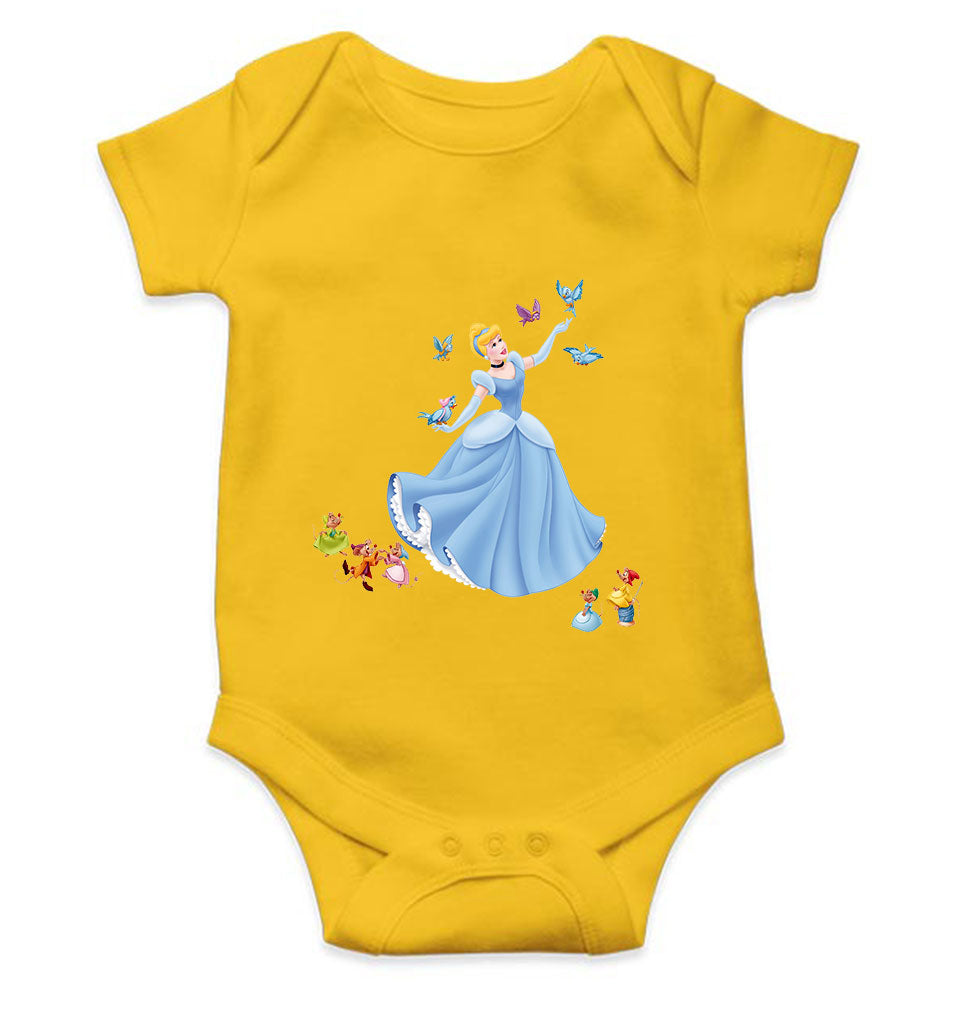 Princess Cartoon Rompers for Baby Girl- FunkyTeesClub