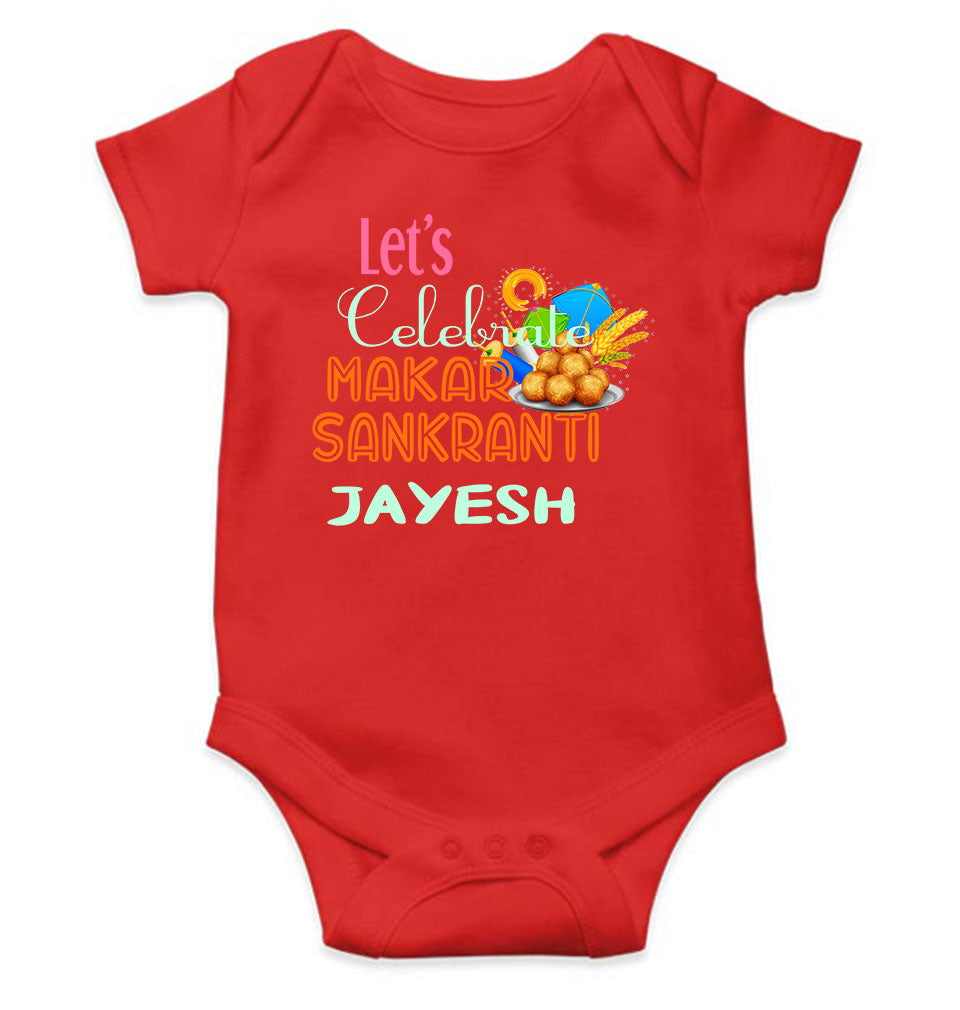 Makar Sankranti Rompers for Baby Boy- FunkyTeesClub