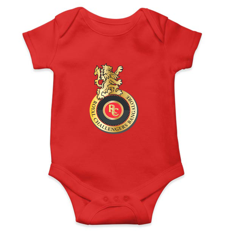 RCB Royal Challengers Bangalore Rompers for Baby Girl - FunkyTeesClub