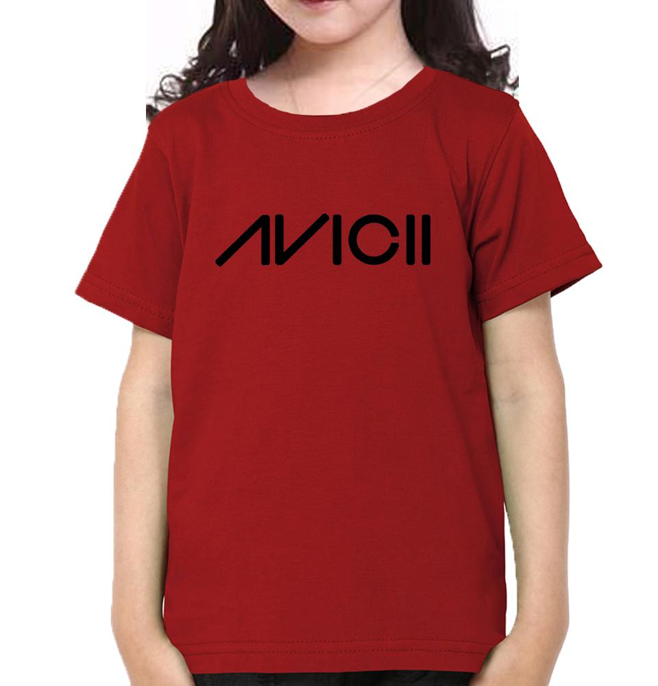 AVICII Half Sleeves T-Shirt For Girls -FunkyTeesClub