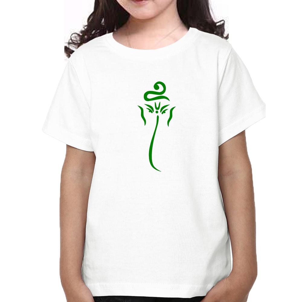 Ganesh JI Half Sleeves T-Shirt For Girls -FunkyTeesClub
