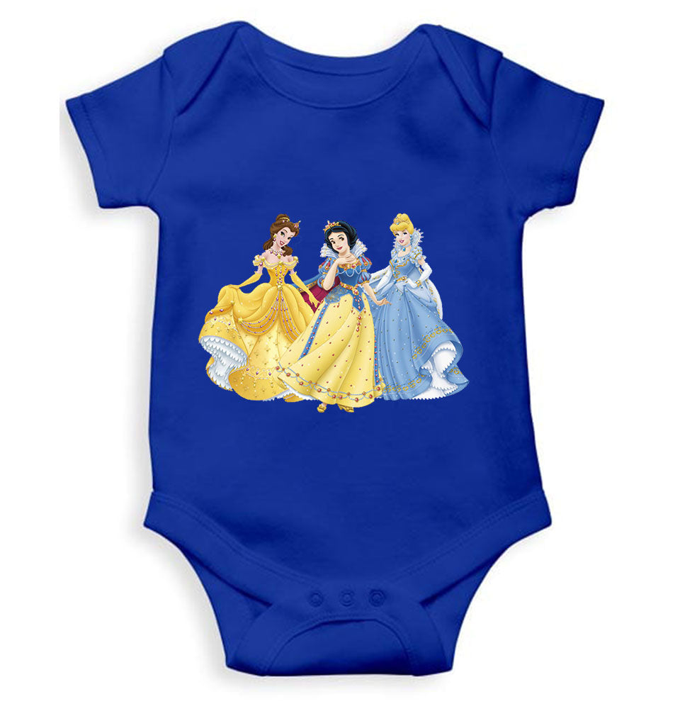 Princess Cartoon Rompers for Baby Girl- FunkyTeesClub