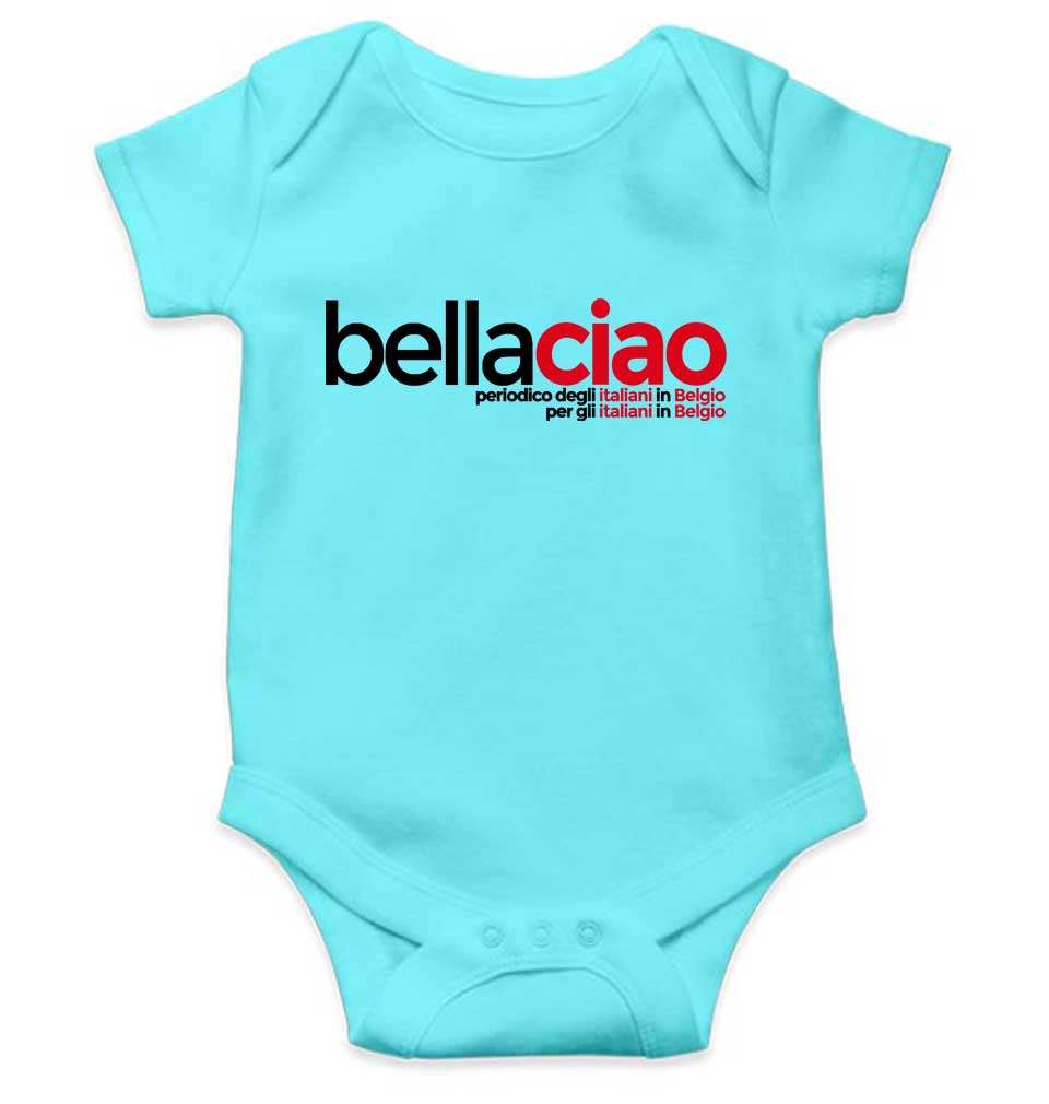 La Casa Da Papel Money Heist Web Series Rompers for Baby Boy- FunkyTeesClub